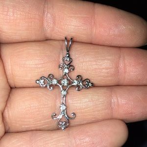 Avon Sterling Silver Cross Pendant